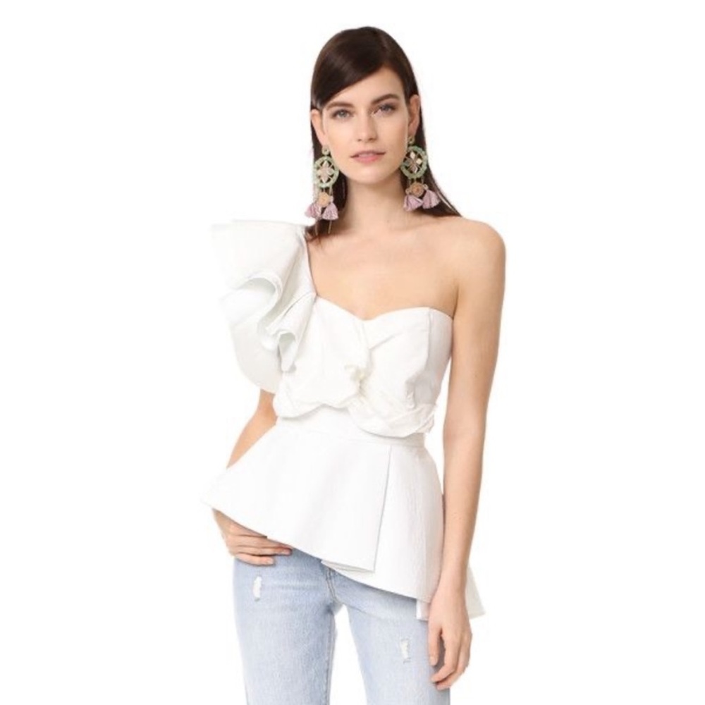 Stylekeepers So Long Lover White ruffle top